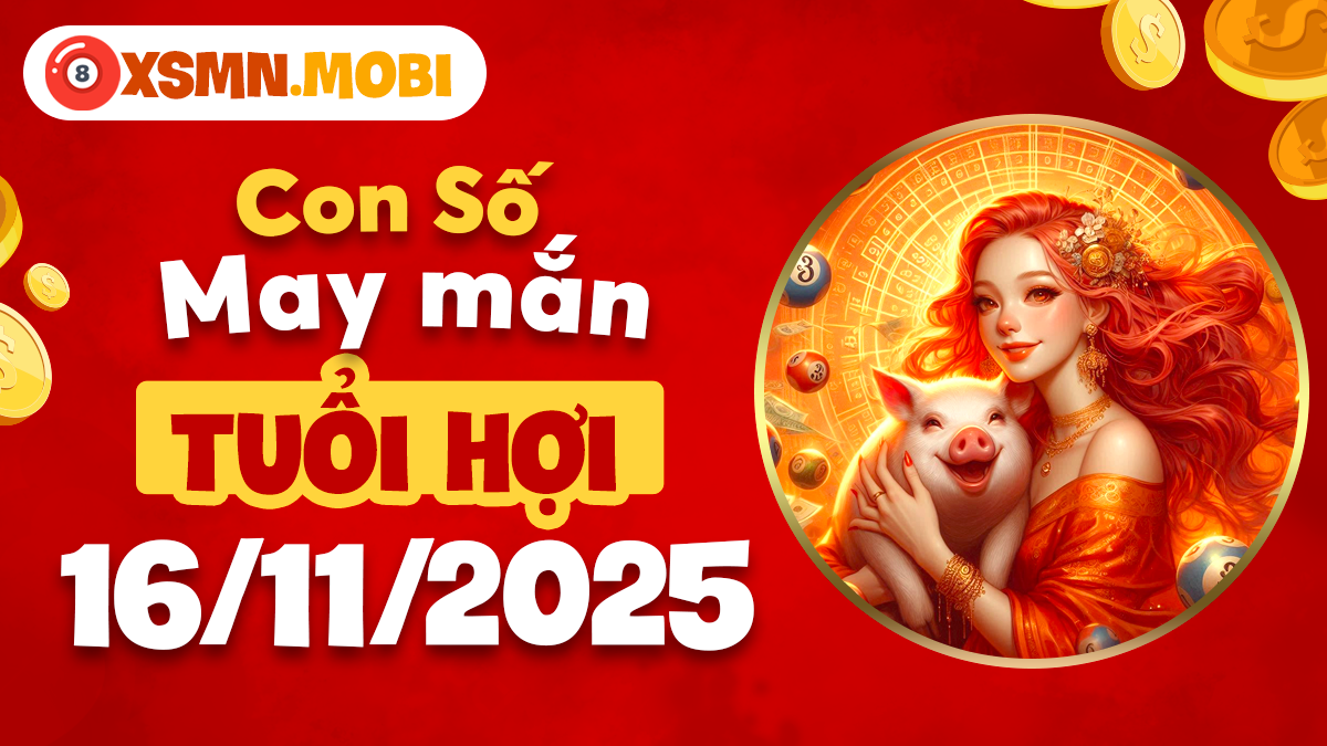 Con số  phúc khí của tuổi Hợi ngày 16/11/2025