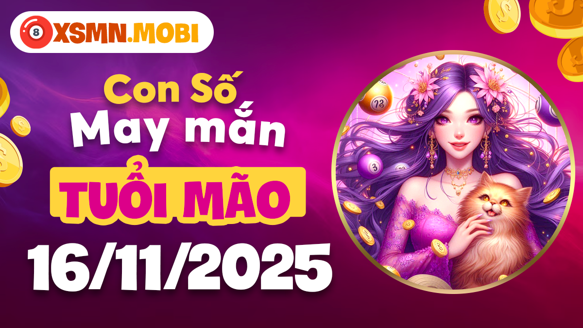 Con số hòa hợp cho tuổi Mão ngày 16/11/2025