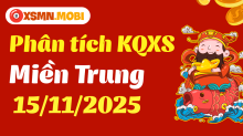 Thống kê XSMT 15/11/2025 - Phân tích Miền Trung hôm nay (Thứ 7 - 15/11/2025)