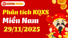 Phân tích xổ số Miền Nam 29/11/2025 - Thống kê XSMN 29/11/2025 MIỄN PHÍ