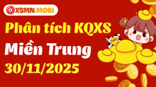 Thống kê xổ số Miền Trung 30/11/2025 - Phân tích XSMT 30/11/2025 CHI TIẾT