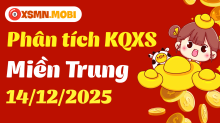 Thống kê xổ số Miền Trung 14/12/2025 - Phân tích XSMT 14/12/2025 CHI TIẾT