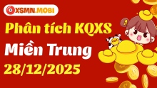 Thống kê xổ số Miền Trung 28/12/2025 - Phân tích XSMT 28/12/2025 CHI TIẾT
