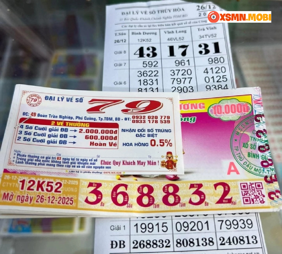 Giải an ủi của vé số Bình Dương đã tìm ra người trúng thưởng Giải an ủi của vé số Bình Dương đã tìm ra người trúng thưởng