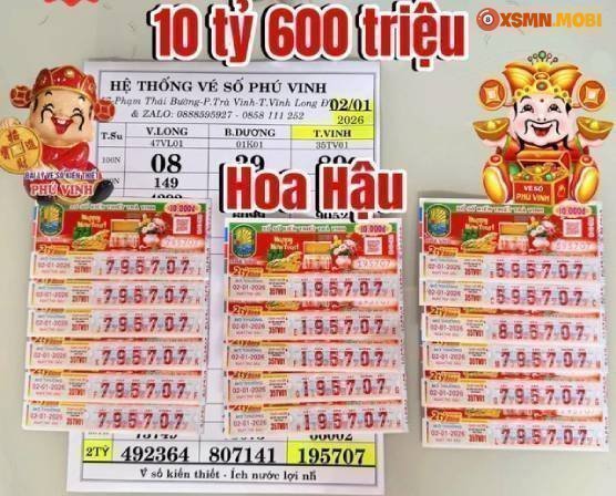 Những tờ vé số trúng độc đắc được dân mạng chia sẻ