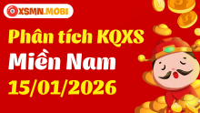 Thống kê XSMN 15/1 - Phân tích xổ số miền Nam 15/01/2026 Thứ 5