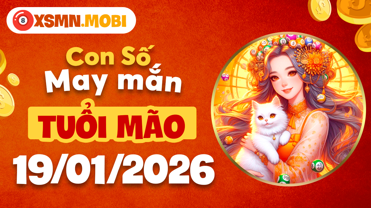 Con số may mắn tuổi Mão ngày 19/01/2026: Tình duyên nở rộ, vạn sự như ý