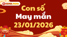 Con số may mắn ngày 23/01/2026: Khơi thông vận khí, đón lộc trời ban