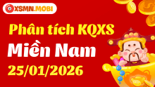 Thống kê XSMN 25/01/2026 - Phân tích xổ số miền Nam 25/01/2026 MIỄN PHÍ