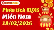 Thống kê XSMN 18/02/2026 - Phân tích KQXSMN 18/02/2026 Thứ 4 hôm nay