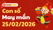 Con số may mắn ngày 25/02/2026