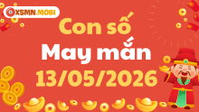 Con số may mắn ngày 13/05/2026