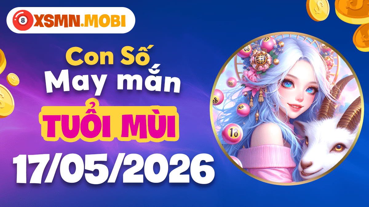 Tuổi Mùi ngày 17/5/2026: Con số may mắn tăng cường sức khỏe Tuổi Mùi ngày 17/5/2026: Con số may mắn tăng cường sức khỏe