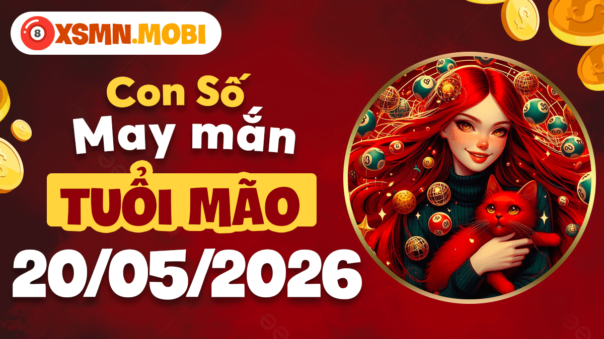 Con số may mắn tuổi Mão ngày 20/05/2026: Quý nhân phù trợ Con số may mắn tuổi Mão ngày 20/05/2026: Quý nhân phù trợ
