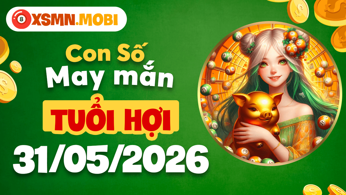 Con số may mắn ngày 31/5/2026 của tuổi Hợi – Vận trình rộng mở Con số may mắn ngày 31/5/2026 của tuổi Hợi – Vận trình rộng mở