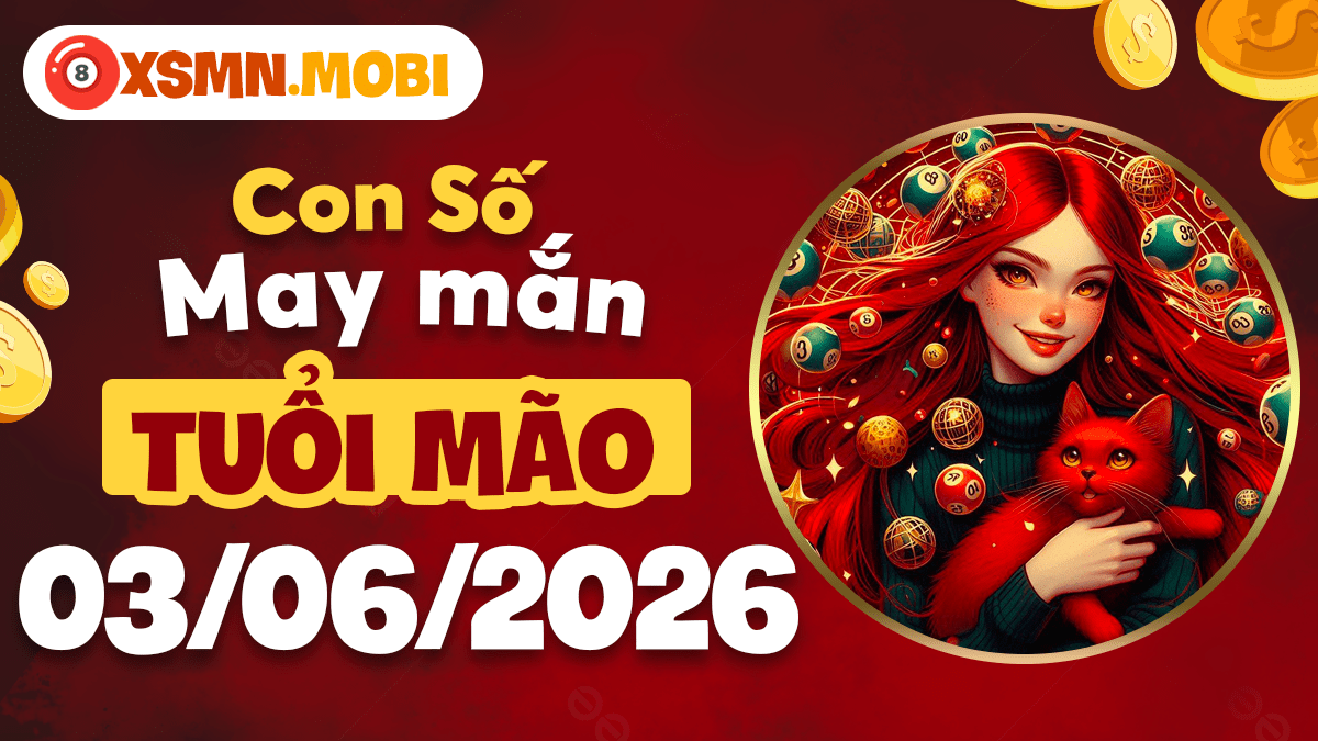 Con số may mắn 3/6/2026 tuổi Mão: Khéo léo dẫn bước Con số may mắn 3/6/2026 tuổi Mão: Khéo léo dẫn bước
