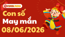 Con số may mắn ngày 8/6/2026