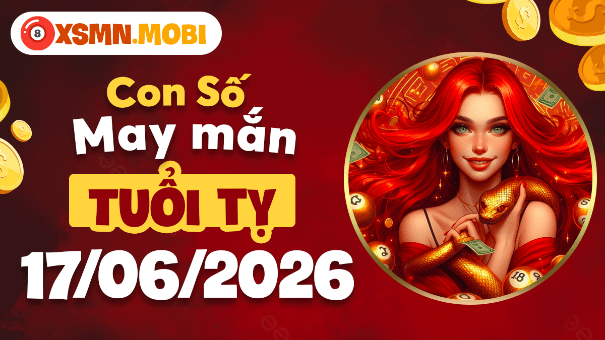 Con số may mắn tuổi Tỵ ngày 17/6/2026: Lá bùa hộ mệnh Con số may mắn tuổi Tỵ ngày 17/6/2026: Lá bùa hộ mệnh