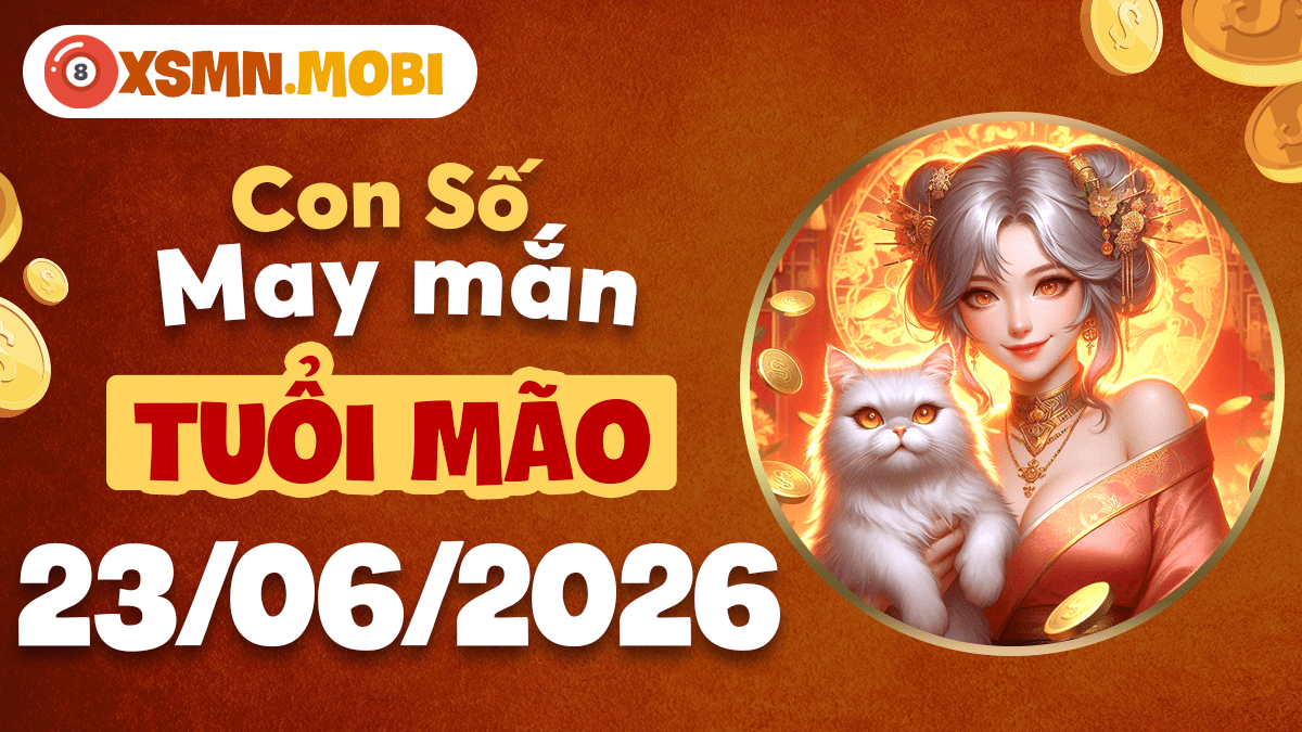 Con số may mắn ngày 23/6/2026 nào sẽ nhân đôi tài lộc cho tuổi Mão? Con số may mắn ngày 23/6/2026 nào sẽ nhân đôi tài lộc cho tuổi Mão?