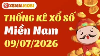 Thống kê xổ số miền Nam 9/7/2026 - Thống kê XSMN 09/07 mới nhất