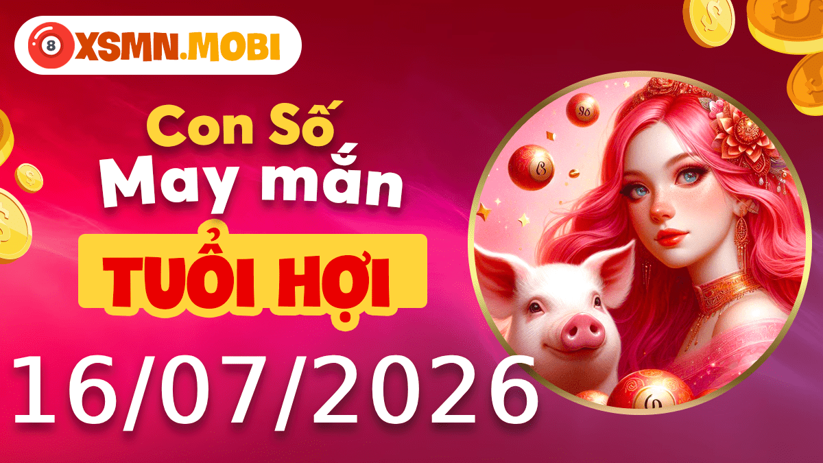 Con số may mắn tuổi Hợi ngày 16/7/2026 khai thông vận trình Con số may mắn tuổi Hợi ngày 16/7/2026 khai thông vận trình