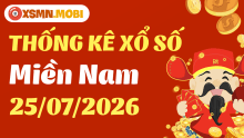 Thống kê XSMN 25/7/2026