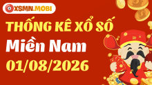 Thống kê XSMN 1/8/2026