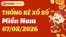 Thống kê xổ số miền Nam 7/8/2026