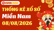 Thống kê XSMN 8/8/2026