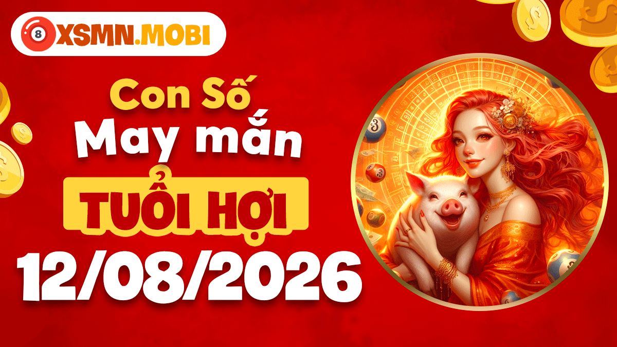 Con số may mắn tuổi Hợi ngày 12/8/2026 rinh mưa tài lộc Con số may mắn tuổi Hợi ngày 12/8/2026 rinh mưa tài lộc