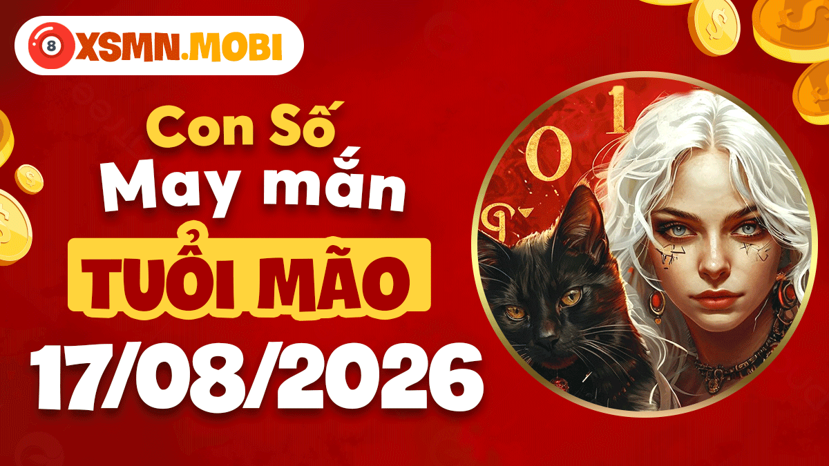 Con số hợp mệnh tuổi Mão ngày 17/8/2026 hanh thông vạn sự Con số hợp mệnh tuổi Mão ngày 17/8/2026 hanh thông vạn sự