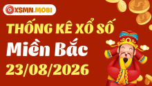 Thống kê KQXSMB 23/08/2026