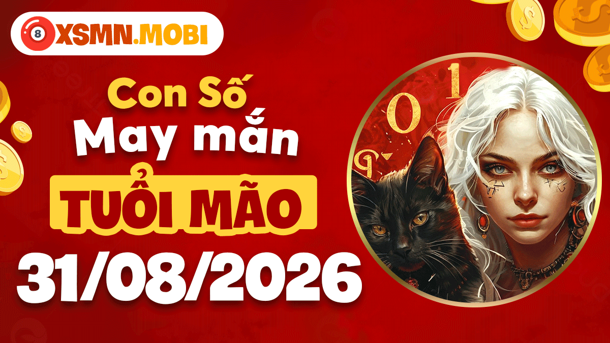 Con số may mắn tuổi Mão ngày 31/8/2026 thu hút cơ hội hợp tác Con số may mắn tuổi Mão ngày 31/8/2026 thu hút cơ hội hợp tác