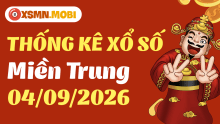 Thống kê xổ số miền Trung 4/9/2026