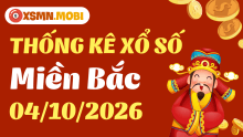 Thống kê KQXSMB 04/10/2026