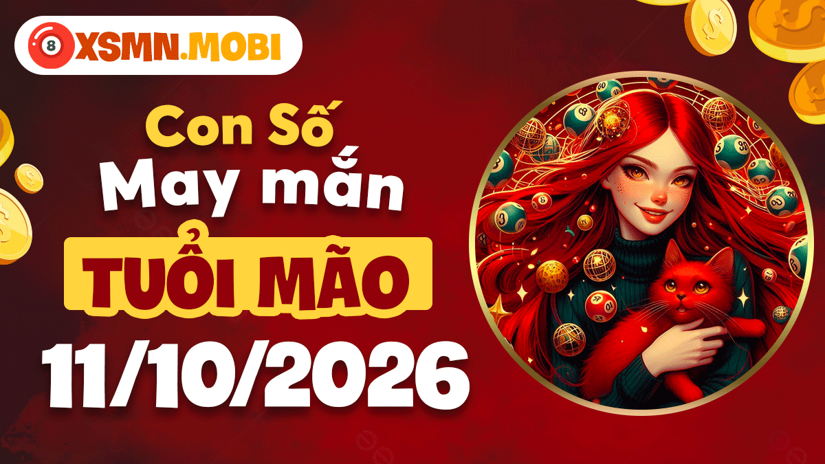 Tuổi Mão ngày 11/10/2026: Con số may mắn hóa giải vận hạn tồn đọng Tuổi Mão ngày 11/10/2026: Con số may mắn hóa giải vận hạn tồn đọng