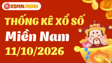 Thống kê KQXSMN 11/10/2026