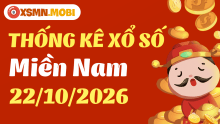 Thống kê xổ số miền Nam 22/10/2026