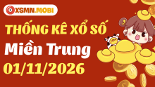 Thống kê xổ số miền Trung 01/11/2026